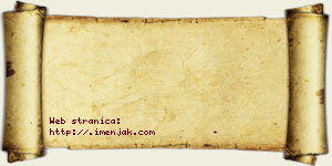 Vanja Kričak vizit kartica